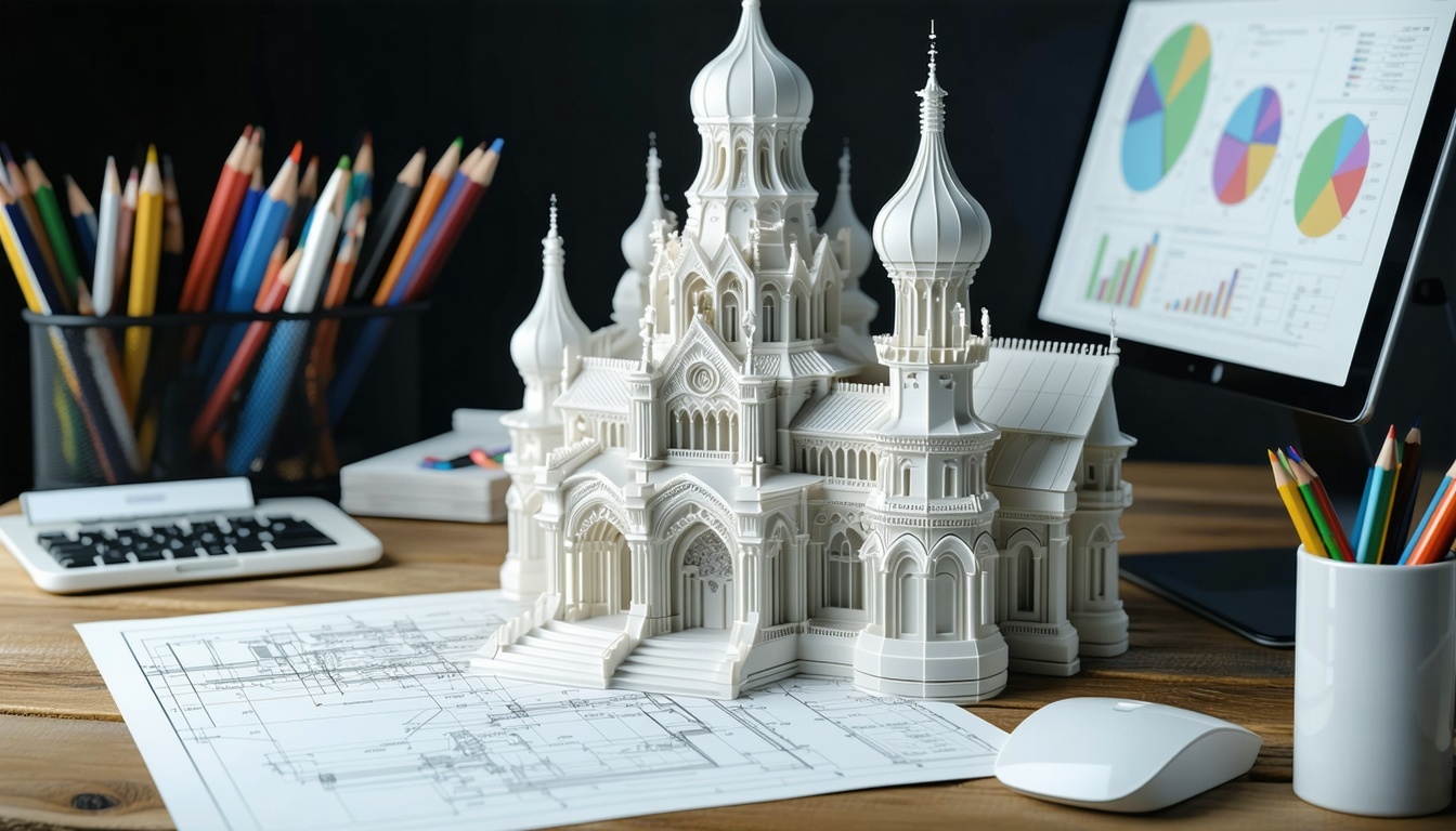 A designer customizing a 3D model using advanced tools.